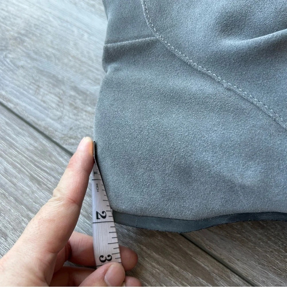 Gossip Suede Slouch Hidden Heel Boots - Picture 12 of 13